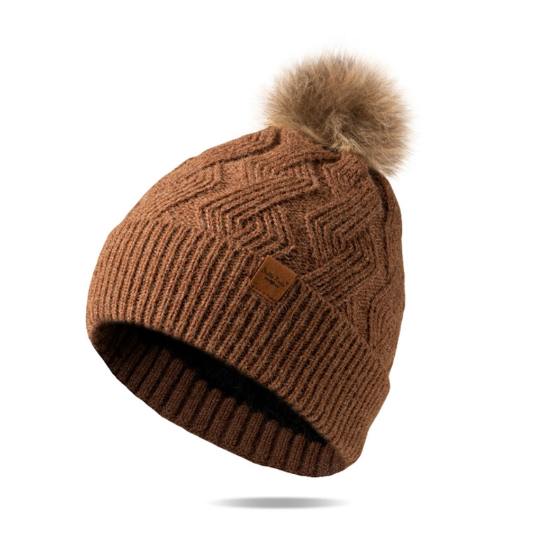 Mainstay Pom Hat Brown