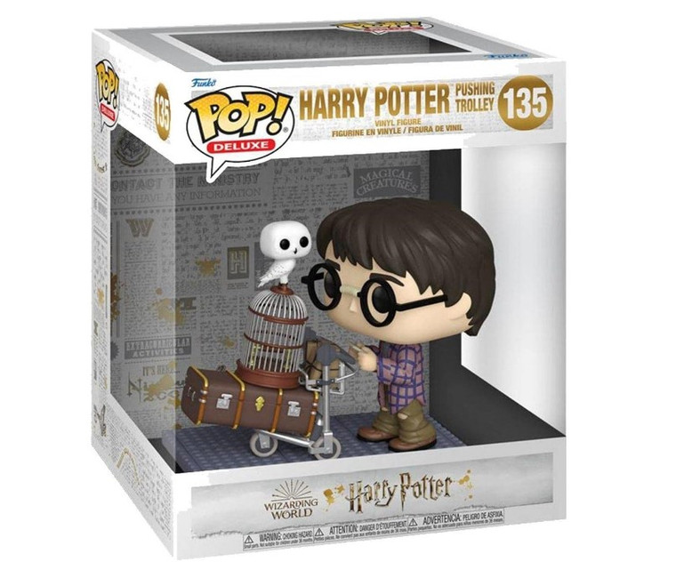 POP! Deluxe Harry Potter 20th Anniversary - Harry Pushing Trolley