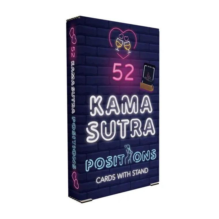 52 Kama Sutra Positions Neon Cards