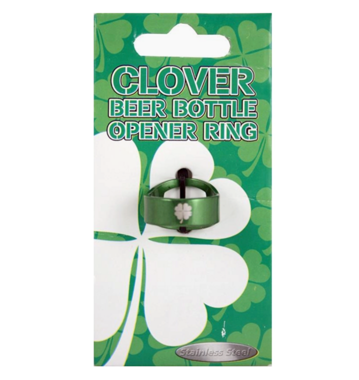 Clover Bottle Opener Ring