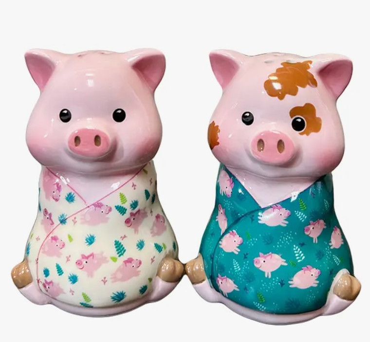 Pigs in Blankets  Salt & Pepper Shakers