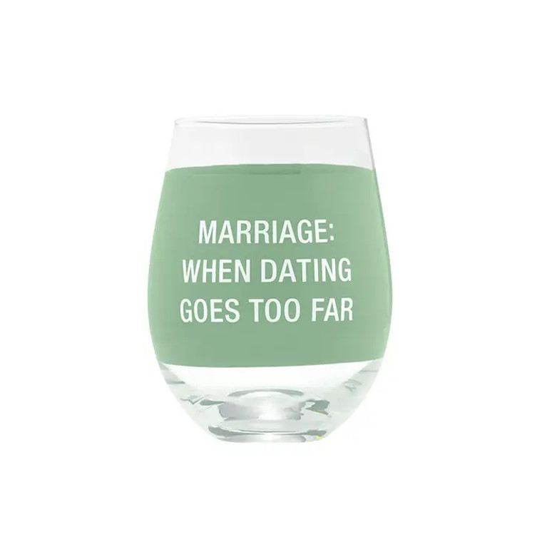 Marriage Wine Glass
