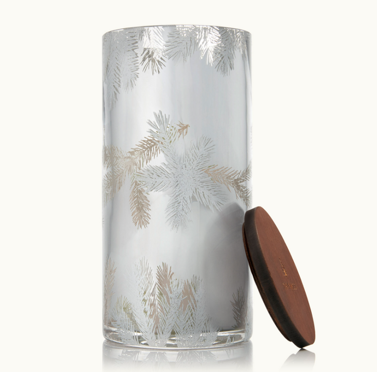 Frasier Fir Silver Statement Large Luminary Candle