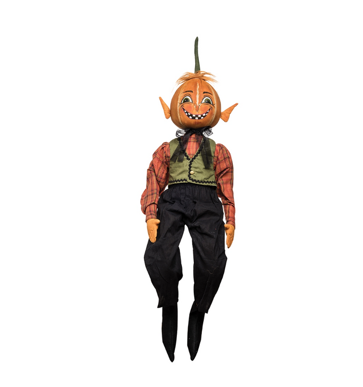 Geoffrey Pumpkin Boy Gathered Traditions Art Doll