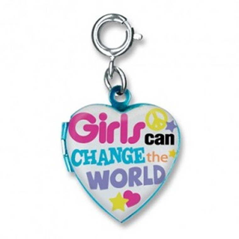 Girls Change the World Locket Charm