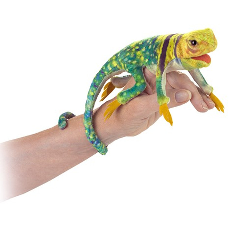 Collared Lizard Finger Puppet