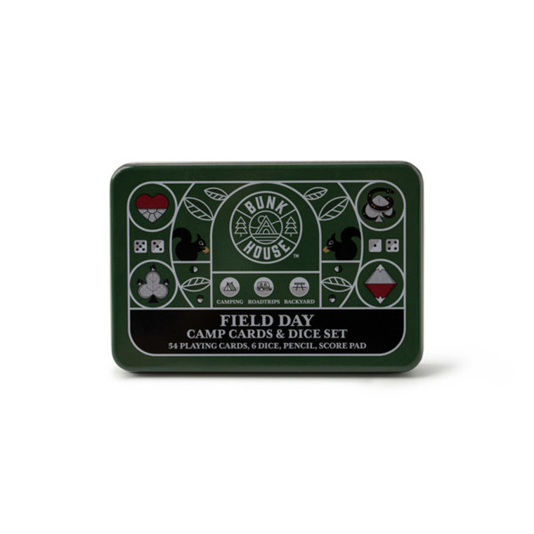 Bunkhouse Field Day Camp Cards & Dice Set