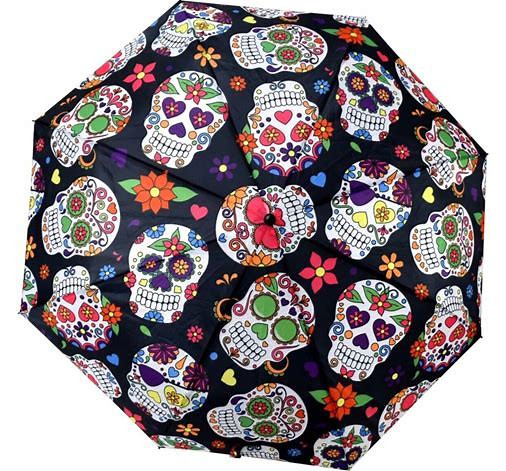 Day of the Dead Skulls Umbrella