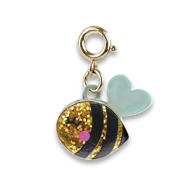 Glitter Bee Charm