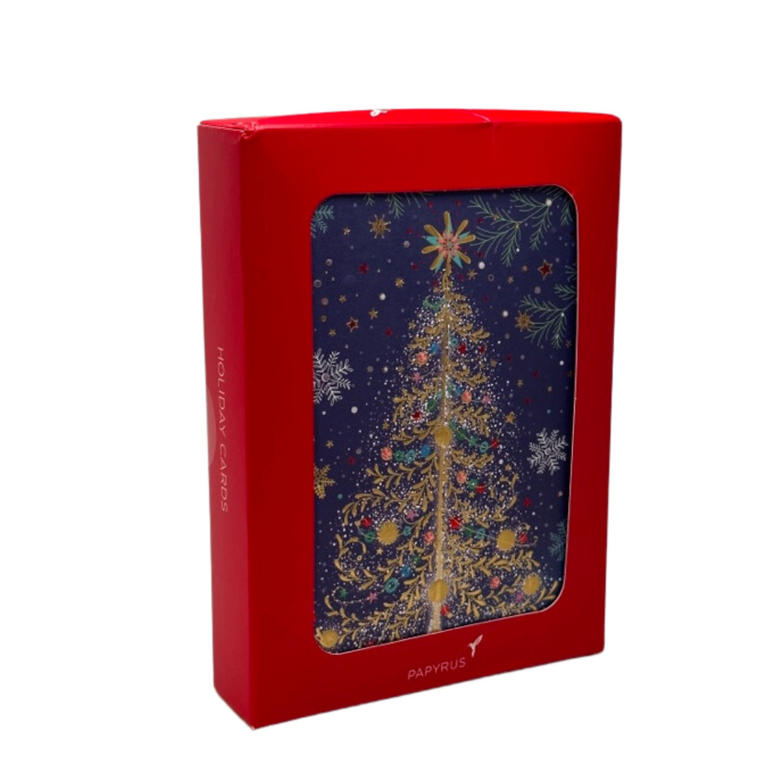 Decorative Tree Christmas Cards Boxed Set