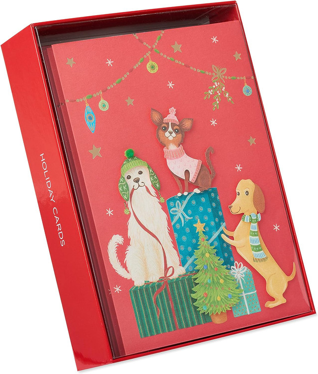 Christmas Dogs Christmas Cards Boxed Set