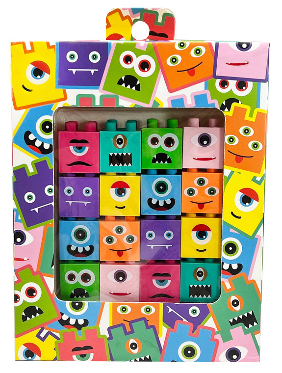 Monster Block Erasers