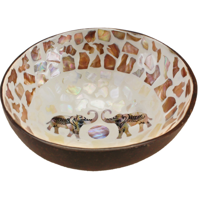 Elephant Mosaic Bowl