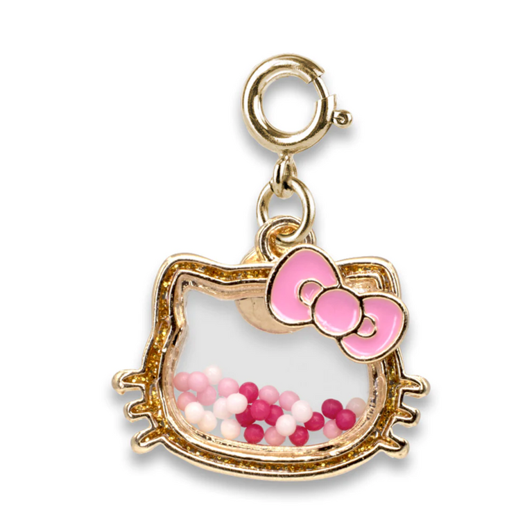 Gold Hello Kitty Shaker Charm