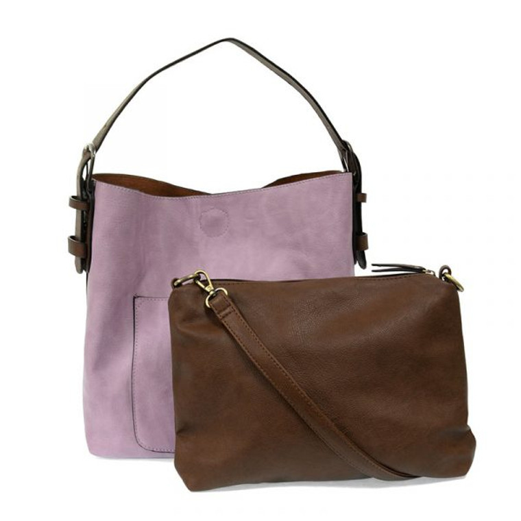 Classic Hobo Handbag - Soft Purple