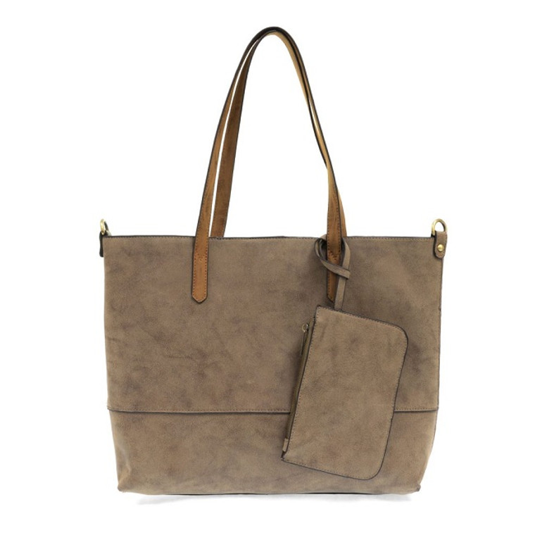 Brushed 2-in-1 Tote - Cocoa