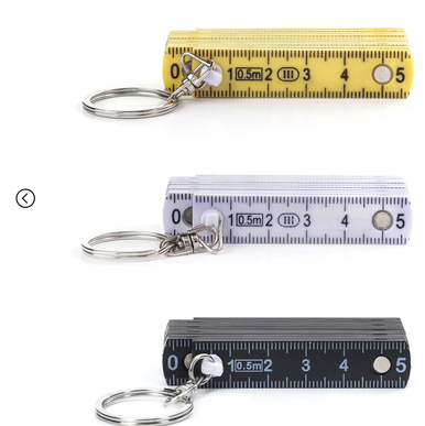 Mini Folding Ruler Keychain | Kikkerland | The Penguin Gallery