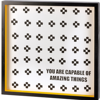 Capable Of Amazing Things Sign | Primitives by Kathy | The Penguin Gallery