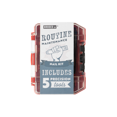 Red Routine Maintenance Nail Kit| Brodeo Drive | The Penguin Gallery