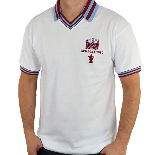 West Ham United 1980 Men's FA Cup Final Retro Shirt