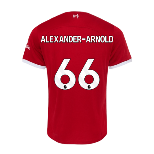 ALEXANDER-ARNOLD #66 Liverpool 23/24 Authentic Men's Home Shirt - PL Font