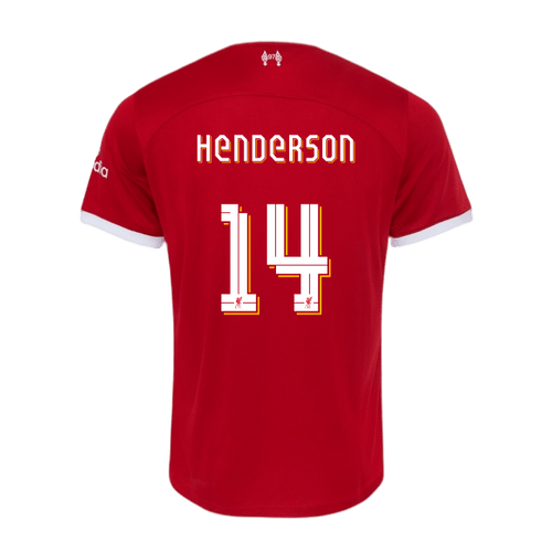 HENDERSON #14 Liverpool 23/24 Authentic Men's Home Shirt - LFC Font