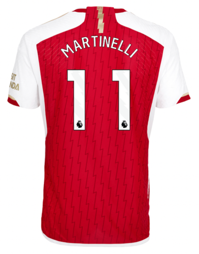 MARTINELLI #11 Arsenal 23/24 Authentic Men's Home Shirt - PL Font