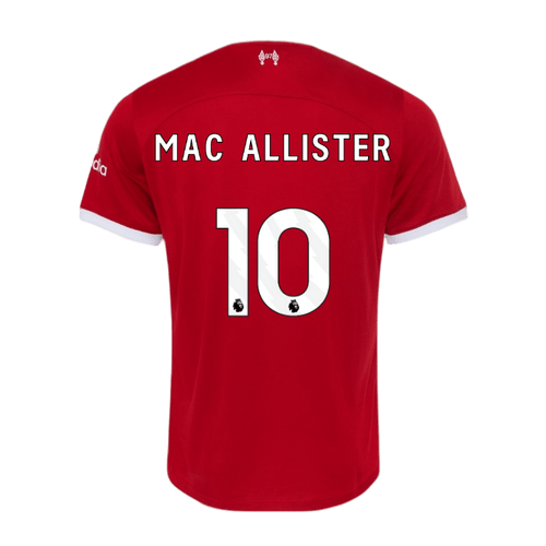 MAC ALLISTER #10 Liverpool 23/24 Authentic Men's Home Shirt - PL Font