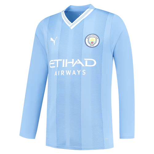 FODEN #47 Manchester City 23/24 Men's Home Long Sleeve Shirt - Man City Font