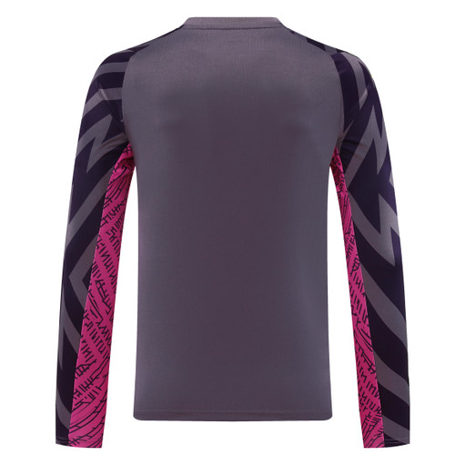 Manchester City 23/24 Men's Purple Goalkeeper Long Sleeve Shirt