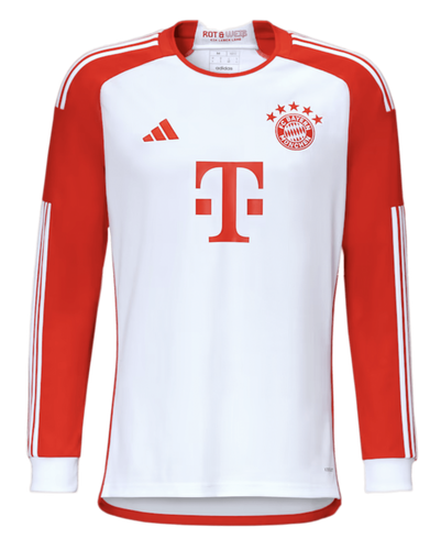 MÜLLER #25 Bayern Munich 23/24 Men's Home Long Sleeve Shirt