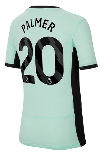 PALMER #20 Chelsea 23/24 Kid's Third Shirt and Shorts - PL Font