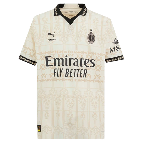 AC Milan X Pleasures 23/24 Authentic Men's Light Shirt