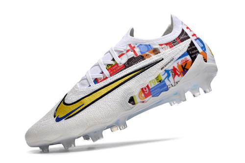 Nike Phantom GX Elite FG Football Boots - White/Multicolor