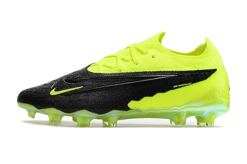 Nike Phantom GX Elite FG Football Boots - Neon Yellow/Black