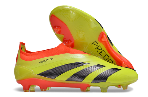 adidas Predator Elite FG Laceless - Yellow/Solar Red