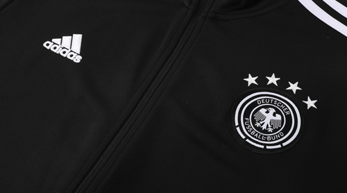 Germany 24/25 Men's Black Long Zip Jacket