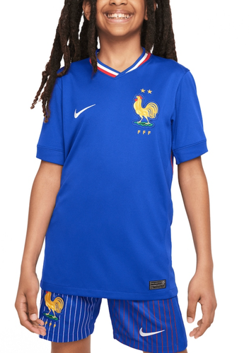 France 2024 Kid's Home Shirt and Shorts