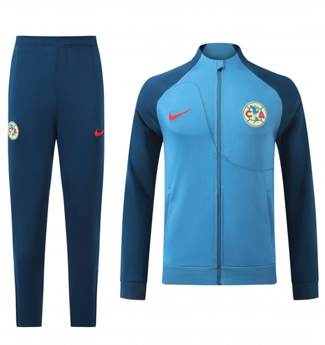 CF América 24/25 Men's Blue Long Zip Jacket