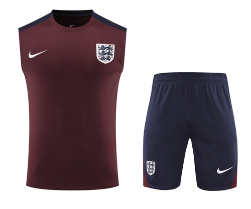 England 2024 Men's Bordeaux Training Tank Top