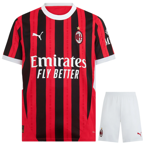 AC Milan 24/25 Kid's Home Shirt and Shorts