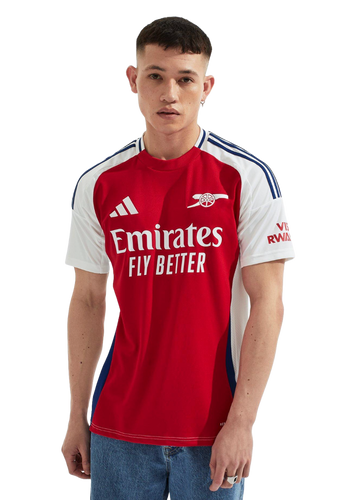 ØDEGAARD #8 Arsenal 24/25 Stadium Men's Home Shirt - Arsenal Font