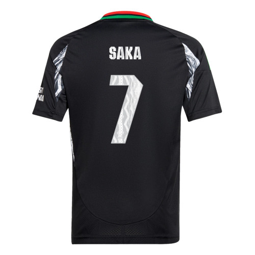 SAKA #7 Arsenal 24/25 Kid's Away Shirt and Shorts - Arsenal Font