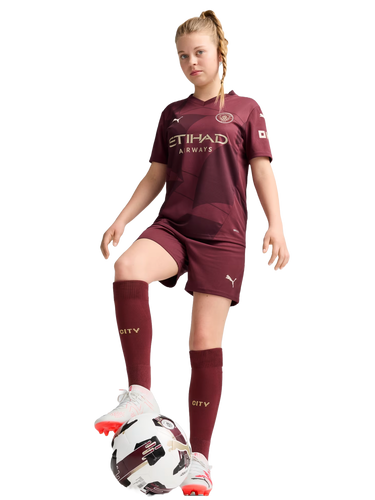 HAALAND #9 Manchester City 24/25 Kid's Third Shirt and Shorts - Man City Font