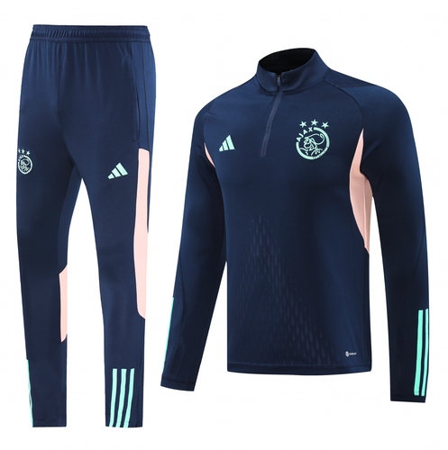 Ajax 24/25 Men's Navy Long Zip Tracksuit
