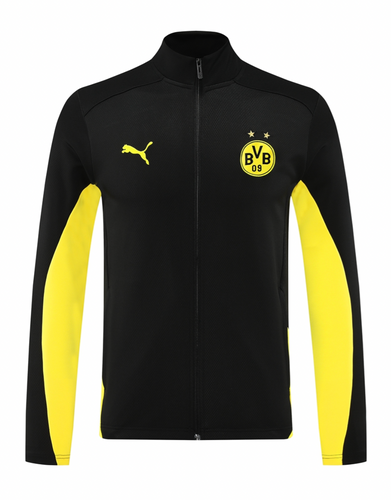 Borussia Dortmund 24/25 Men's Black Long Zip Jacket