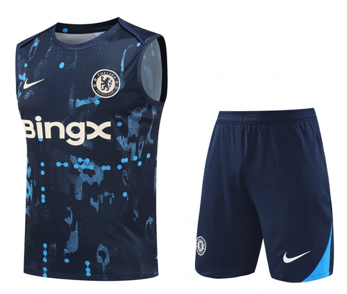 Chelsea 24/25 Men's Navy Pre-Match Training Tank Top