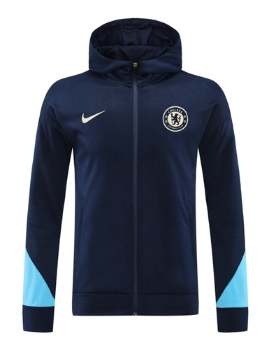 Chelsea 24/25 Men's Navy Long Zip Hoodie