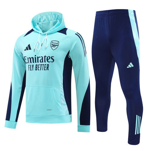 Arsenal 24/25 Men's Turquoise Hoodie Tracksuit