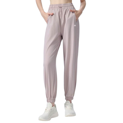 Alo Women's Dusty Rose High-Waisted Joggers
